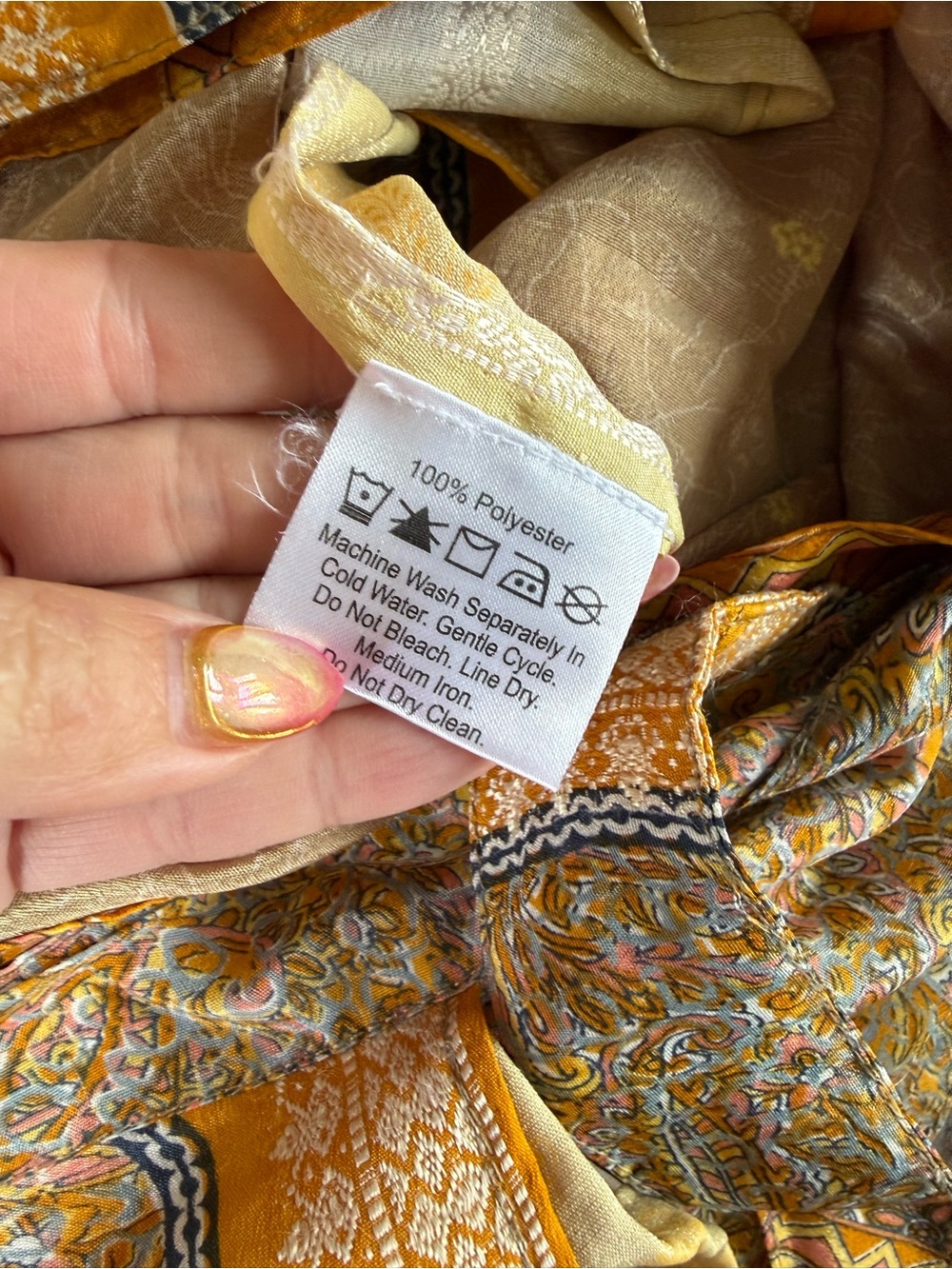 2 for $20 sale: Earthbound gold yellow wrap skirt - OS - Picture 3 of 4